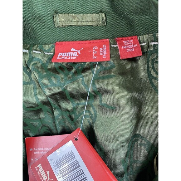 Vintage Puma Blazer Mens XL Army Green Two Tone Gorpcore Coat Jacket NWT - Picture 10 of 16